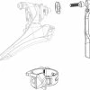 SRAM Schelle Für Anlötumwerfer Wide -Shimano Verkaufsladen 11 7618 000 derailleurs front spare parts